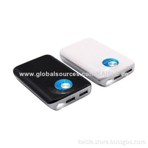 Power Banks with 7,800mAh Capacity, Power Indicate Light